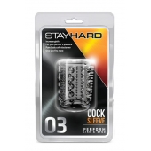 Прозрачная насадка с шипами и шишечками STAY HARD COCK SLEEVE 03 CLEAR - Blush Novelties - в Старом Осколе купить с доставкой