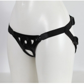 Черный пояс унисекс с коннектором - LOVETOY (А-Полимер) - купить с доставкой в Старом Осколе