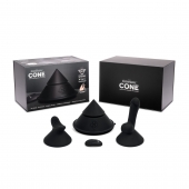 Конусный вибромассажер Cowgirl Cone с 2 насадками - CowGirl - купить с доставкой в Старом Осколе