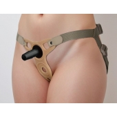 Женский пояс с коннектором и вагинальной пробкой - LOVETOY (А-Полимер) - купить с доставкой в Старом Осколе