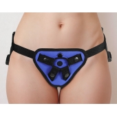 Синий универсальный пояс с 2 видами фиксации - LOVETOY (А-Полимер) - купить с доставкой в Старом Осколе