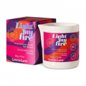 Массажная свеча Light My Fire Coconut с ароматом кокоса - 65 гр. - Love to Love - купить с доставкой в Старом Осколе