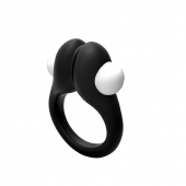 Черное эрекционное кольцо Zippy Vibrating Ring With Bullet - Adrien Lastic - в Старом Осколе купить с доставкой