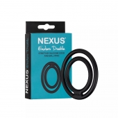Черное двойное эрекционное кольцо Nexus Enduro Double - Nexus Range - в Старом Осколе купить с доставкой