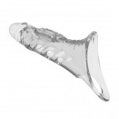 Прозрачная насадка на пенис - 22 см. - Baile - в Старом Осколе купить с доставкой