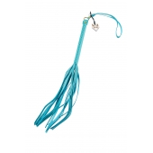 Голубая кожаная плеть - 50 см. - Pecado - купить с доставкой в Старом Осколе