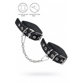 Черные оковы из одного ремешка с люверсами - Pecado - купить с доставкой в Старом Осколе