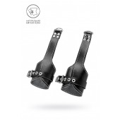 Черные подвесы с белой строчкой - Pecado - купить с доставкой в Старом Осколе