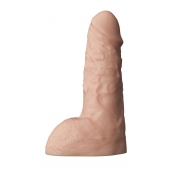 Телесный фаллоудлинитель с мошонкой Cock Next - 19 см. - LOVETOY (А-Полимер) - в Старом Осколе купить с доставкой