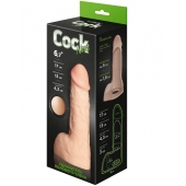 Телесный фаллоудлинитель с мошонкой Cock Next - 17 см. - LOVETOY (А-Полимер) - в Старом Осколе купить с доставкой