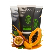 Набор из 3 съедобных лубрикантов JUJU со вкусом тропических фруктов - JuJu - купить с доставкой в Старом Осколе