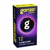 Презервативы с анестетиком для продления удовольствия Ganzo Long Love - 12 шт. - Ganzo - купить с доставкой в Старом Осколе
