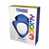 Синее эрекционное кольцо Wooomy Tribeс с вибрацией - Adrien Lastic - в Старом Осколе купить с доставкой