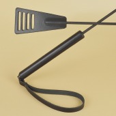 Черный кожаный стек «Сириус» - 60 см. - Sitabella - купить с доставкой в Старом Осколе