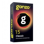 Классические презервативы с обильной смазкой Ganzo Classic - 15 шт. - Ganzo - купить с доставкой в Старом Осколе