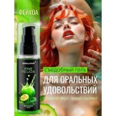 Съедобная смазка на водной основе с ароматом фейхоа - 60 гр. - Биоритм - купить с доставкой в Старом Осколе