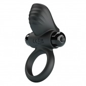 Черное эрекционное кольцо с вибрацией Adrien - Baile - в Старом Осколе купить с доставкой