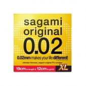 Презерватив увеличенного размера Sagami Original 0.02 XL-size - 1 шт. - Sagami - купить с доставкой в Старом Осколе