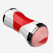 Двусторонний мастурбатор в колбе Power Grip Cup - вагина и ротик - Boys of Toys - в Старом Осколе купить с доставкой