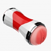 Двусторонний мастурбатор в колбе Power Grip Cup - вагина и ротик - Boys of Toys - в Старом Осколе купить с доставкой