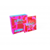 Презервативы с разогревающим эффектом Expert Hot Love - 3 шт. - Expert - купить с доставкой в Старом Осколе