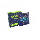 Светящиеся в темноте презервативы Expert Neon - 3 шт. - Expert - купить с доставкой в Старом Осколе
