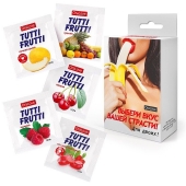 Набор из 5 саше съедобных смазок Tutti-Frutti - Биоритм - купить с доставкой в Старом Осколе