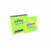 Ультратонкие презервативы Expert Invisible - 3 шт. - Expert - купить с доставкой в Старом Осколе