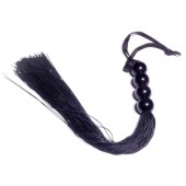 Черная силиконовая плеть - 37 см. - Boys of Toys - купить с доставкой в Старом Осколе