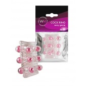 Прозрачная сквозная насадка на пенис с цветными шариками - Erowoman-Eroman - в Старом Осколе купить с доставкой