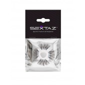 Эластичное эрекционное кольцо с черными «ресничками» - Sextaz - в Старом Осколе купить с доставкой