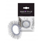 Круглое эрекционное кольцо с «ресничками» - Sextaz - в Старом Осколе купить с доставкой