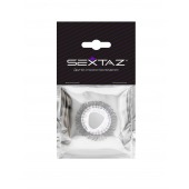 Эластичное эрекционное кольцо с длинными черными «ресничками» - Sextaz - в Старом Осколе купить с доставкой