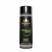 Массажное масло c ароматом тропических фруктов Massage Oil - 100 мл. - HOT - купить с доставкой в Старом Осколе