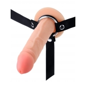 Мужской полый страпон на регулируемых ремнях - 18,5 см. - Sex Expert - купить с доставкой в Старом Осколе