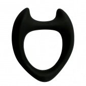 Черное эрекционное кольцо с рожками Wooomy Toro M - Adrien Lastic - в Старом Осколе купить с доставкой