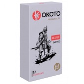 Точечные презервативы OKOTO Dotted - 12 шт. - Sitabella - купить с доставкой в Старом Осколе