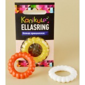 Цветное рельефное эрекционное кольцо Ellasring - Sitabella - в Старом Осколе купить с доставкой