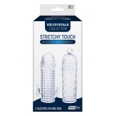 Набор из 2 прозрачных насадок на член Seductive Tickler Sleeves Set - NMC - в Старом Осколе купить с доставкой