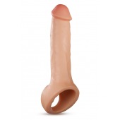 Телесная насадка-удлинитель Thrive 8.75 Inch Realistic Penis Extender Sleeve - 22,2 см. - Blush Novelties - в Старом Осколе купить с доставкой