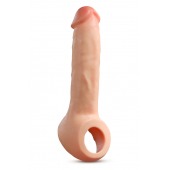 Телесная насадка-удлинитель Thrive 8.75 Inch Realistic Penis Extender Sleeve - 22,2 см. - Blush Novelties - в Старом Осколе купить с доставкой