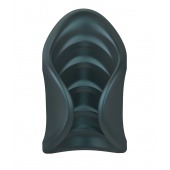 Серый сквозной мастурбатор с вибрацией Manwan Starter - Manwan - в Старом Осколе купить с доставкой