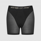 Трусики-шорты для фиксации насадок Strap-on-me Harness Lingerie Halo - size XL - Strap-on-me - купить с доставкой в Старом Осколе