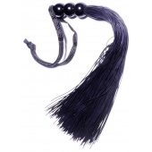 Черная силиконовая плетка - 25,4 см. - Boys of Toys - купить с доставкой в Старом Осколе