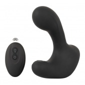 Черная анальная вибропробка с функцией расширения RC Butt Plug with 3 functions - Orion - в Старом Осколе купить с доставкой