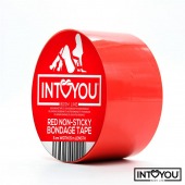 Красный скотч для фиксации Non-Sticky Bondage Tape - 15 м. - Intoyou - купить с доставкой в Старом Осколе