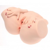 Телесный мастурбатор-полуторс Barbie - Naked Factory - в Старом Осколе купить с доставкой