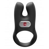 Черное эрекционное виброкольцо Nos - Fun Factory - в Старом Осколе купить с доставкой