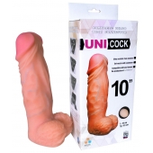 Фаллическая насадка Харнесс UNICOCK 10  - 25 см. - LOVETOY (А-Полимер) - купить с доставкой в Старом Осколе