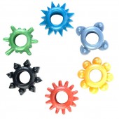 Набор из 6 разноцветных эрекционных колец - Toyfa Basic - в Старом Осколе купить с доставкой